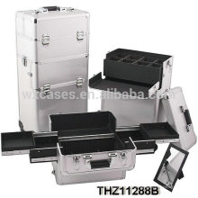 cas de chariot cosmétiques professionnels peuvent être divisés en 2 pièces-cosmétiques cas et valise trolley esthétique